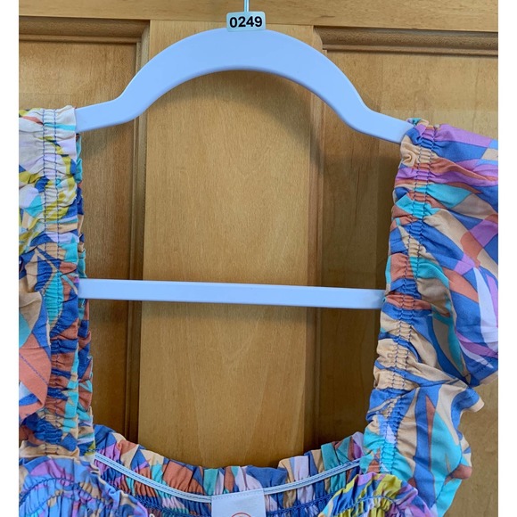 NWT, Wonder Nation Girl's Sz XXL (18) Smocked Midi Multi-color Dress - Picture 4 of 9